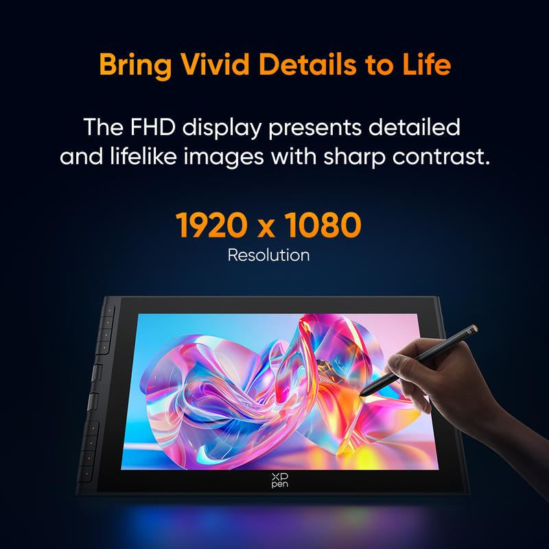 Black Friday Xppen Artist 12 3Rd Graphics Drawing Tablet 1920X1080 Resolution Anti-Glare AG Nano-Etched Glass 16K Pressure Levels X4 Smart Chip Stylus Foldable Stand Portable Writing Pad