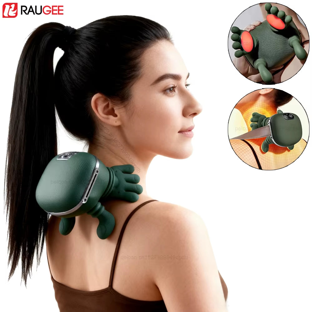 Neck Massager Electric Massager for Neck Shoulder Cervical Back Hands Massager with Heat for Pain Relief Deep Tissue Massage