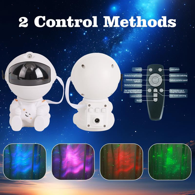 AMYTHYLLA Astronaut Projector LED Night Lights for Bedroom Cozy Corner, Mini Table Galaxy Projector Lamp with Nebula Effects, Starry Star Projector LED Light with Remote Controller for Living Room Decor, Summer Gift, Bedroom Decor, Indoor Cozy Lighting4