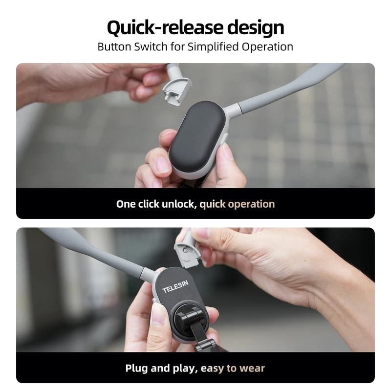 Silicone Telesin Magnetic Neck Hold Mount Selfie Stick Tripod for Cellphone for Iphone 15 14 13 12 Pro Max for HUAWEI SAMSUNG Accessories Smartphone Kindleholderremote Spigen Phonecase