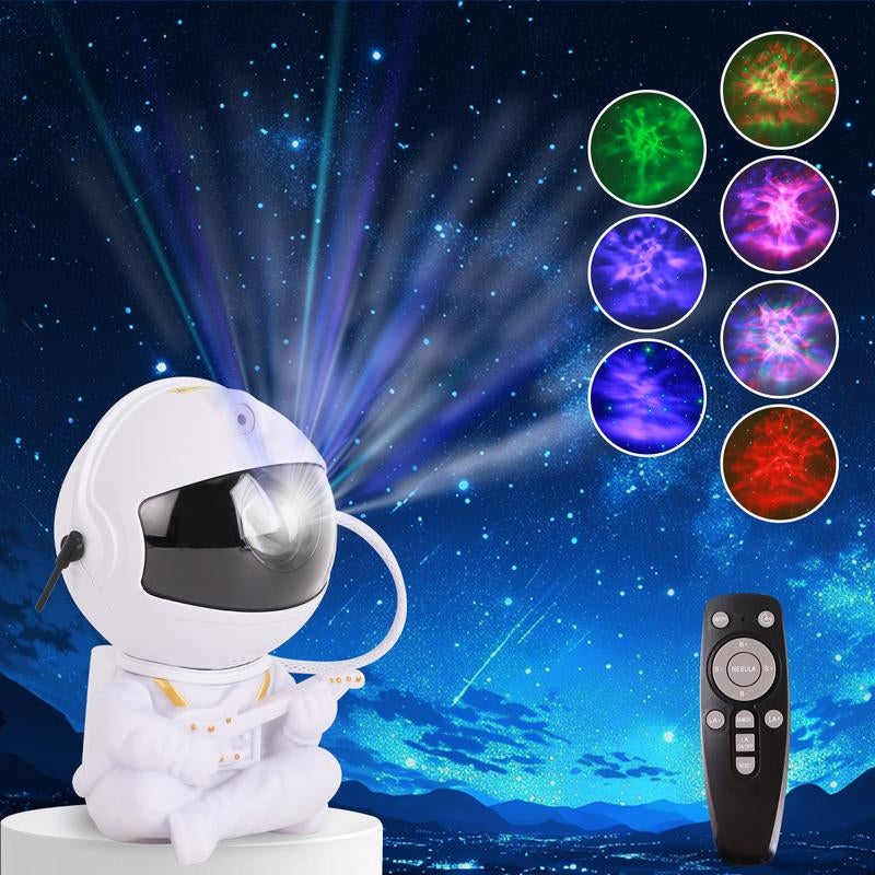 AMYTHYLLA Astronaut Projector LED Night Lights for Bedroom Cozy Corner, Mini Table Galaxy Projector Lamp with Nebula Effects, Starry Star Projector LED Light with Remote Controller for Living Room Decor, Summer Gift, Bedroom Decor, Indoor Cozy Lighting4