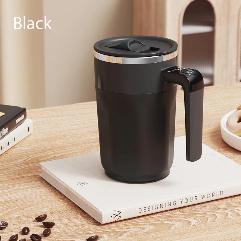 400ML Automatic Stirring Cup USB Rechargeable Electric Self Mixing Coffee Mug Stainless Steel Portable Tea Milk Drinking Cup