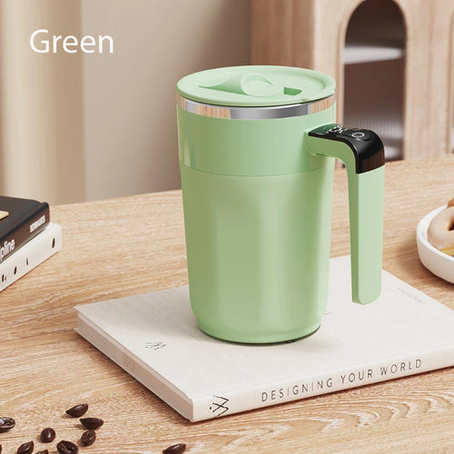 400ML Automatic Stirring Cup USB Rechargeable Electric Self Mixing Coffee Mug Stainless Steel Portable Tea Milk Drinking Cup