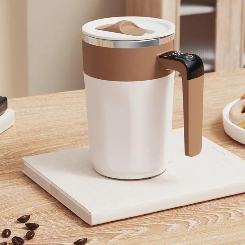 400ML Automatic Stirring Cup USB Rechargeable Electric Self Mixing Coffee Mug Stainless Steel Portable Tea Milk Drinking Cup