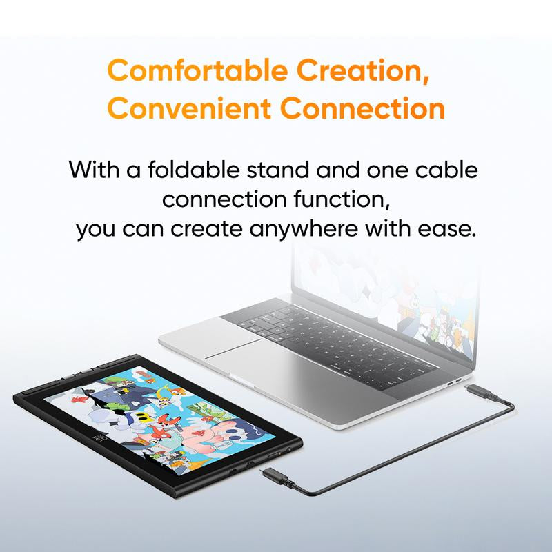 Black Friday Xppen Artist 12 3Rd Graphics Drawing Tablet 1920X1080 Resolution Anti-Glare AG Nano-Etched Glass 16K Pressure Levels X4 Smart Chip Stylus Foldable Stand Portable Writing Pad